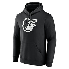 Baltimore Orioles Monochrome Personalized Name & Number Pullover Hoodie - MLB