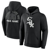 Chicago White Sox Monochrome Personalized Name & Number Pullover Hoodie - MLB