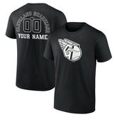 Cleveland Guardians Monochrome Personalized Name & Number T-Shirt - MLB