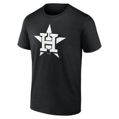 Houston Astros Monochrome Personalized Name & Number T-Shirt - MLB