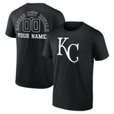 Kansas City Royals Monochrome Personalized Name & Number T-Shirt - MLB