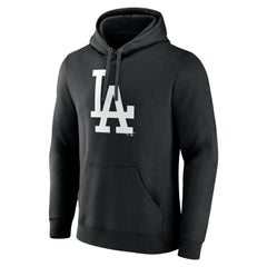 Los Angeles Dodgers Monochrome Personalized Name & Number Pullover Hoodie - MLB