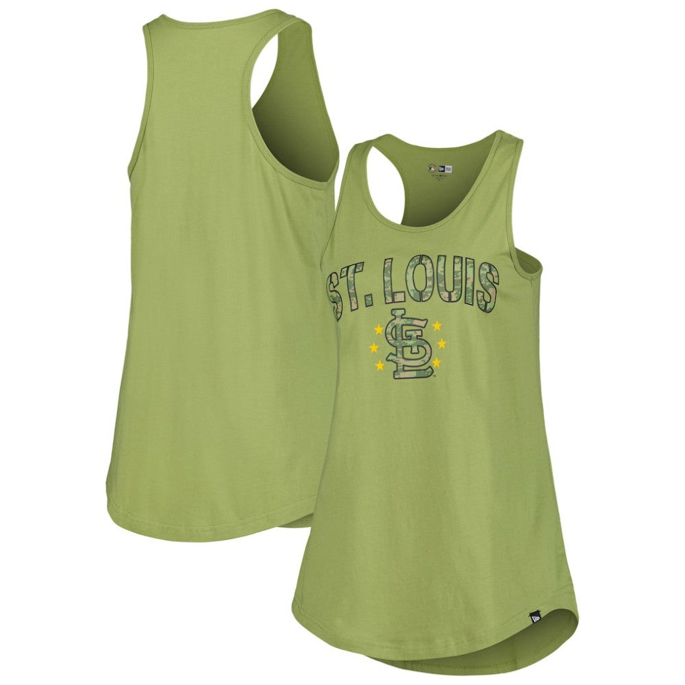 St. Louis Cardinals New Era Women's Armed Forces Day Tank Top - MLB