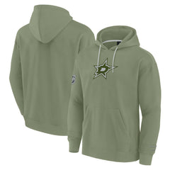 Dallas Stars Fanatics Elements Pace Pullover Hoodie - Olive - NHL