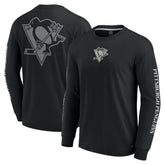 Pittsburgh Penguins Fanatics Elements Strive Long Sleeve T-Shirt - Black - NHL
