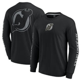 New Jersey Devils Fanatics Elements Strive Long Sleeve T-Shirt - Black - NHL