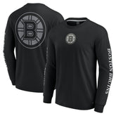 Boston Bruins Fanatics Elements Strive Long Sleeve T-Shirt - Black - NHL