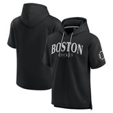 Boston Bruins Fanatics Elements Ready Short Sleeve Pullover Hoodie - Black - NHL
