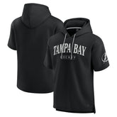 Tampa Bay Lightning Fanatics Elements Ready Short Sleeve Pullover Hoodie - Black - NHL