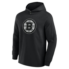 Boston Bruins Fanatics Elements Blaze Tri-Blend Long Sleeve Hoodie T-Shirt - Black - NHL
