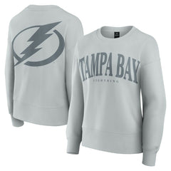 Tampa Bay Lightning Fanatics Women's Elements Flow Pullover Sweatshirt - Gray - NHL