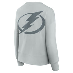 Tampa Bay Lightning Fanatics Women's Elements Flow Pullover Sweatshirt - Gray - NHL