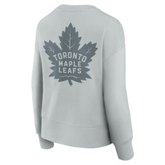 Toronto Maple Leafs Fanatics Women's Elements Flow Pullover Sweatshirt - Gray - NHL