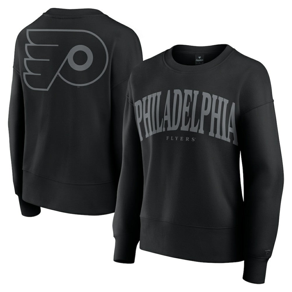 Philadelphia Flyers Fanatics Women's Elements Flow Pullover Sweatshirt - Black - NHL