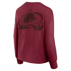Colorado Avalanche Fanatics Women's Elements Flow Pullover Sweatshirt - Burgundy - NHL