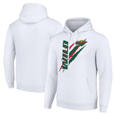 Minnesota Wild Starter Color Scratch Fleece Pullover Hoodie - White - NHL