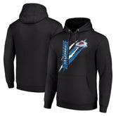 Colorado Avalanche Starter Color Scratch Fleece Pullover Hoodie - Black - NHL
