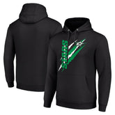 Dallas Stars Starter Color Scratch Fleece Pullover Hoodie - Black - NHL
