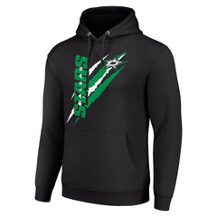 Dallas Stars Starter Color Scratch Fleece Pullover Hoodie - Black - NHL