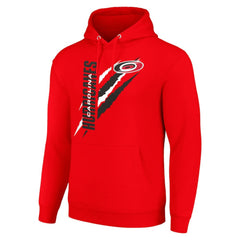 Carolina Hurricanes Starter Color Scratch Fleece Pullover Hoodie - Red - NHL