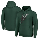 Dallas Stars Starter Color Scratch Fleece Pullover Hoodie - Green - NHL