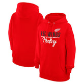 Detroit Red Wings G-III 4Her by Carl Banks Women's Team Fleece Pullover Hoodie - Red - NHL