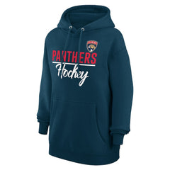 Florida Panthers G-III 4Her by Carl Banks Women's Team Fleece Pullover Hoodie - Navy - NHL