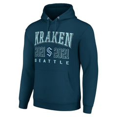Seattle Kraken Starter Graphic Pullover Hoodie - Deep Sea Blue - NHL