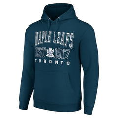 Toronto Maple Leafs Starter Retro Graphic Pullover Hoodie - Navy - NHL