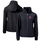 San Diego Padres Cutter & Buck Women's City Connect Charter Eco Recycled Full-Zip Jacket - MLB