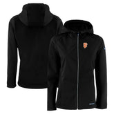 San Francisco Giants Cutter & Buck Women's City Connect Evoke Eco Softshell Recycled Full-Zip Hoodie Jacket - MLB