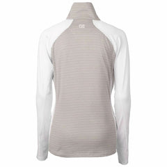 San Francisco Giants Cutter & Buck Women's City Connect Forge Tonal Stripe Stretch Half-Zip Pullover Top - MLB