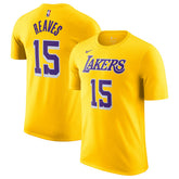 Austin Reaves Los Angeles Lakers Icon Edition Name & Number T-Shirt Gold - NBA
