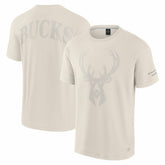Milwaukee Bucks Elements Iconic T-Shirt Cream - NBA