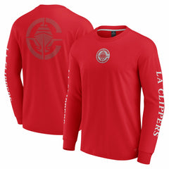 LA Clippers Elements Strive Long Sleeve T-Shirt Red - NBA