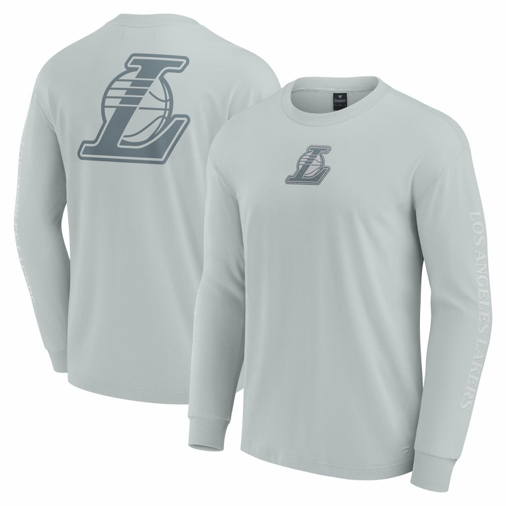 Los Angeles Lakers Elements Strive Long Sleeve T-Shirt Gray - NBA