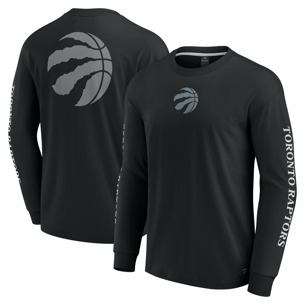 Toronto Raptors Elements Strive Long Sleeve T-Shirt Black - NBA