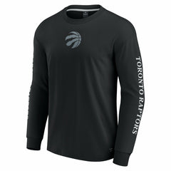 Toronto Raptors Elements Strive Long Sleeve T-Shirt Black - NBA