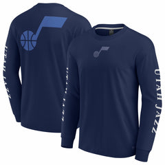 Utah Jazz Elements Strive Long Sleeve T-Shirt Navy - NBA