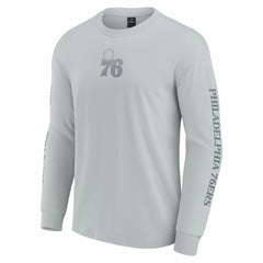 Philadelphia 76ers Elements Strive Long Sleeve T-Shirt Gray - NBA