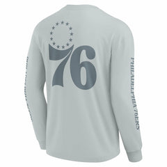 Philadelphia 76ers Elements Strive Long Sleeve T-Shirt Gray - NBA