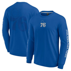 Philadelphia 76ers Elements Strive Long Sleeve T-Shirt Royal - NBA