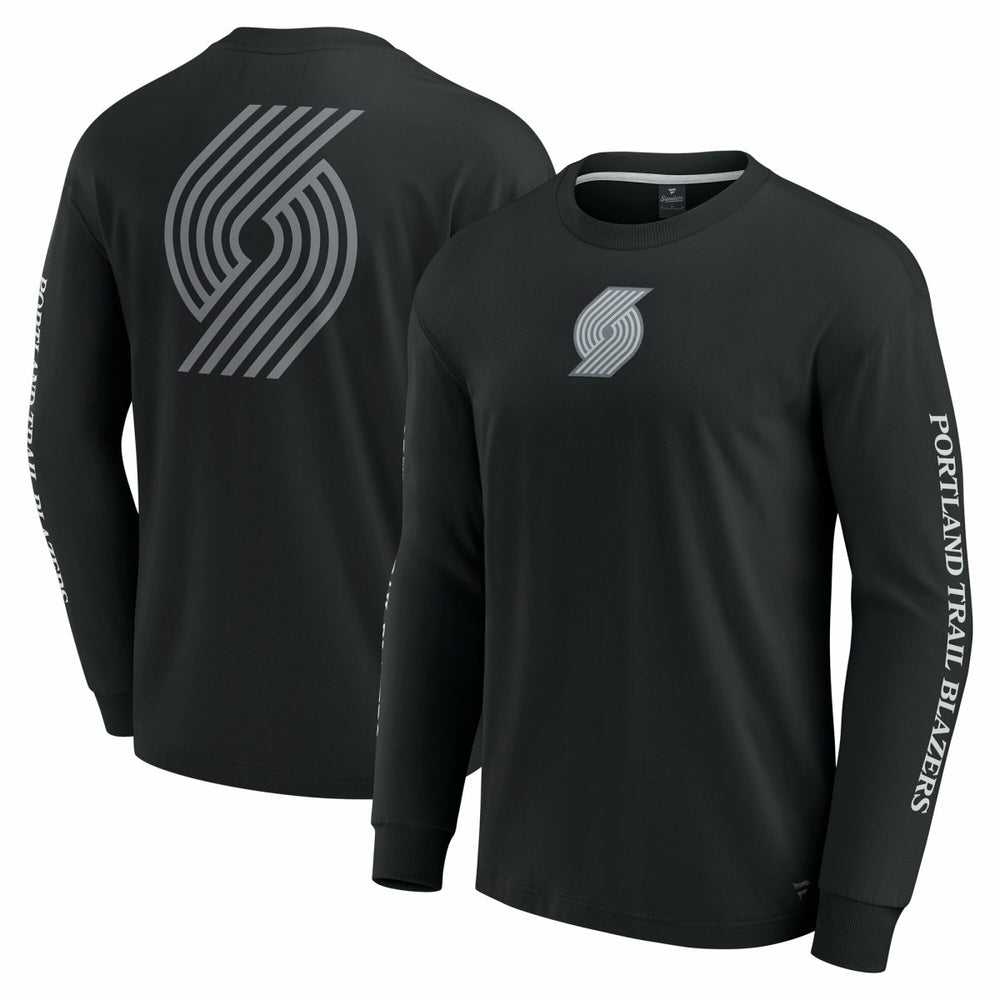 Portland Trail Blazers Elements Strive Long Sleeve T-Shirt Black - NBA