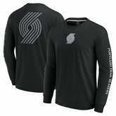 Portland Trail Blazers Elements Strive Long Sleeve T-Shirt Black - NBA