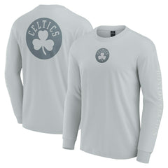 Boston Celtics Elements Strive Long Sleeve T-Shirt Gray - NBA