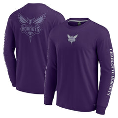 Charlotte Hornets Elements Strive Long Sleeve T-Shirt Purple - NBA