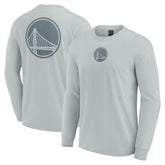 Golden State Warriors Elements Strive Long Sleeve T-Shirt Gray - NBA