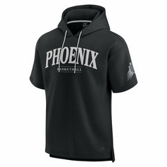 Phoenix Suns Elements Ready Short Sleeve Pullover Hoodie Black - NBA