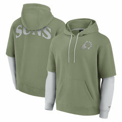 Phoenix Suns Elements Sleek Pullover Hoodie Olive - NBA