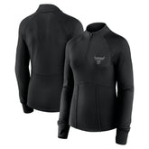 Chicago Bulls Women's Elements Match Raglan Quarter-Zip Top Black - NBA
